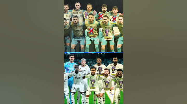 Manchester City vs Real Madrid UEFA Champions League | Trophy #bintangbola