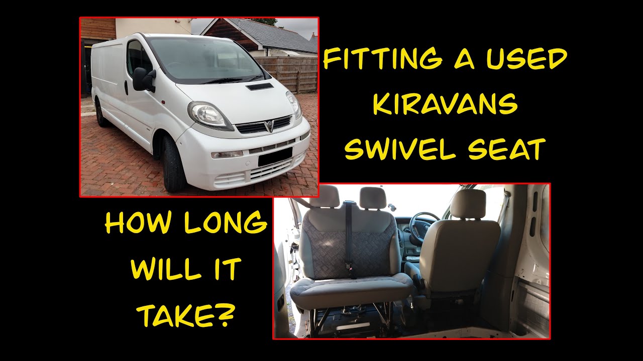 Fitting a Kiravans Vivaro passenger twin swivel seat to project Vinnie