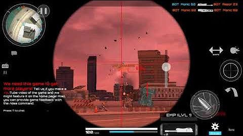 Mobile Vehicle Shooter Gameplay (Assault Bots)
