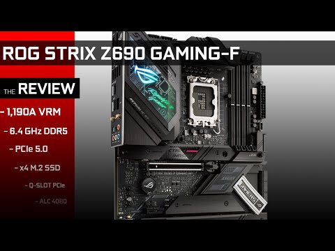 ROG STRIX Z690-F Gaming : Gaming Gold Standard! - YouTube