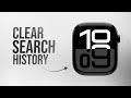How to Clear Search History on Apple Watch (explained)