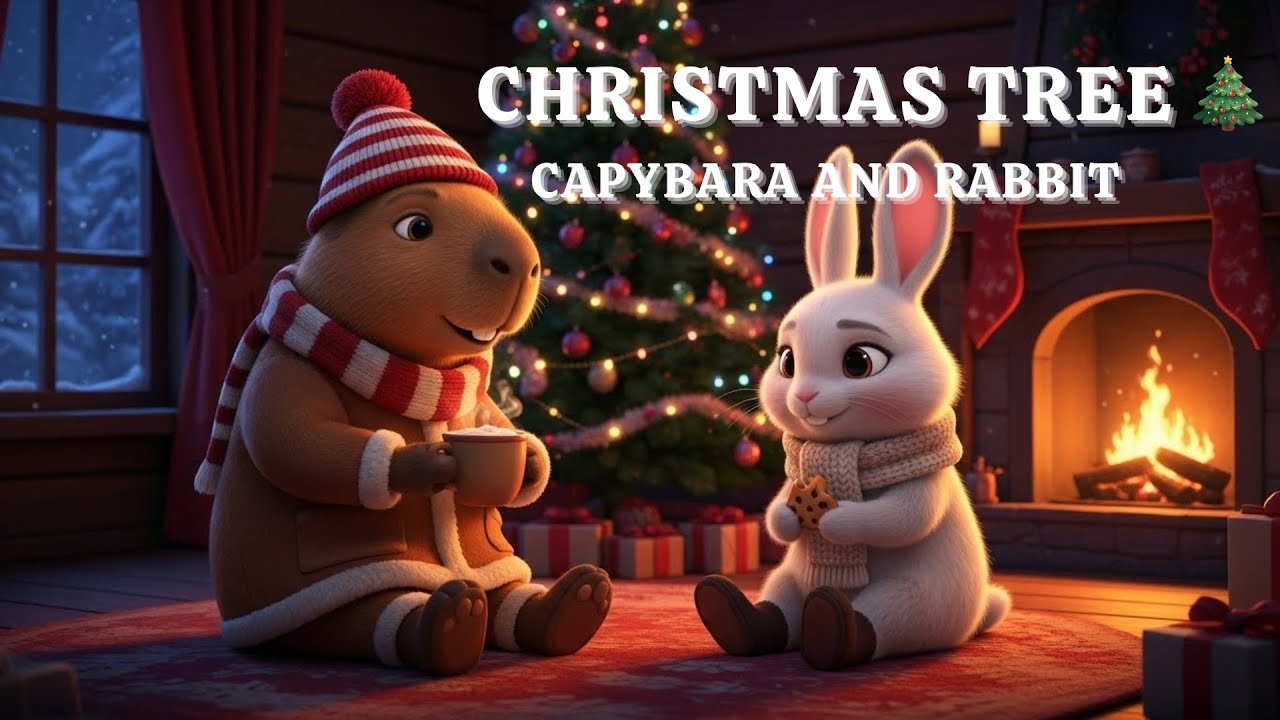 Capy & Rabbit’s Warm Christmas Tree Adventure | A Sweet Story in the ...