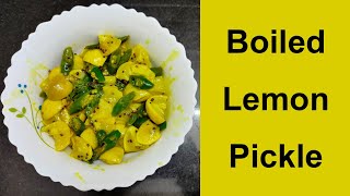 Sweet and Spicy Lemon Pickle | Easy Indian Lemon Pickle Recipe