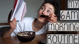 MY 6AM STUDY MORNING ROUTINE AT UNIVERSITY | 2018 WINTER EDITION