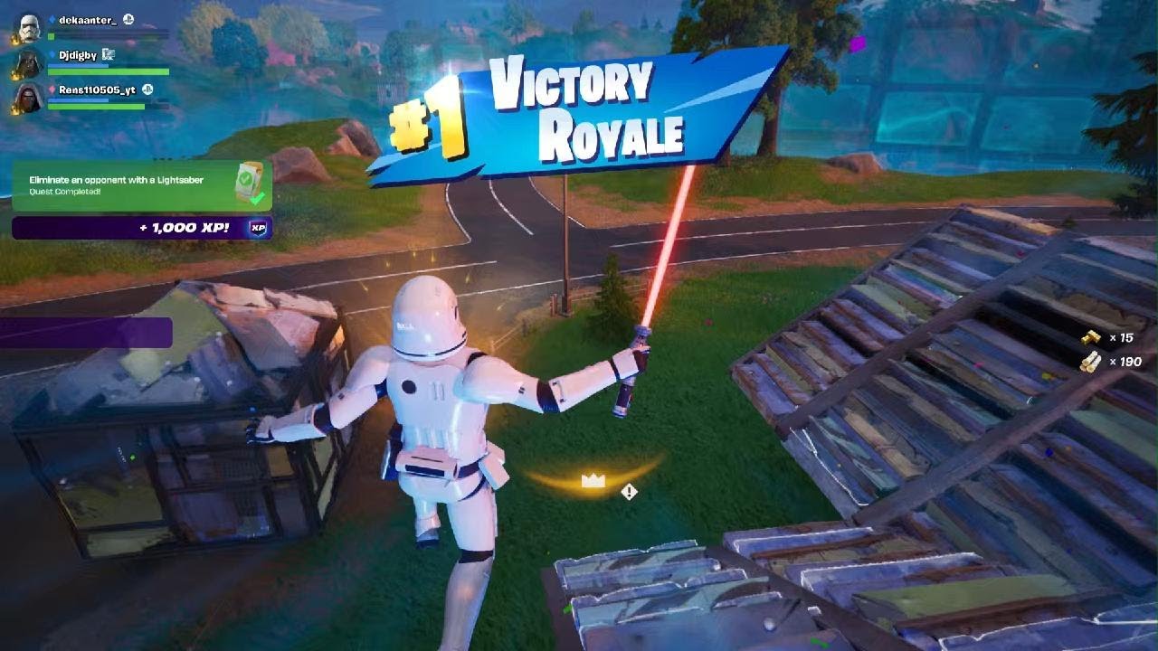 Fortnite Chapter 6 season MS1 trio win the first order onrush - YouTube