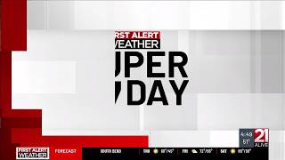 Liz Braden's Thursday morning forecast