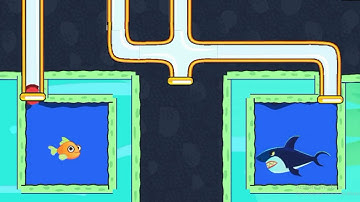 Save The Fish - Pull the pin - fishdom game - android games | Levels 31-40