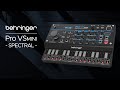 Behringer pro vs mini presets sound demo no talking spectral sound pack for ambient and techno