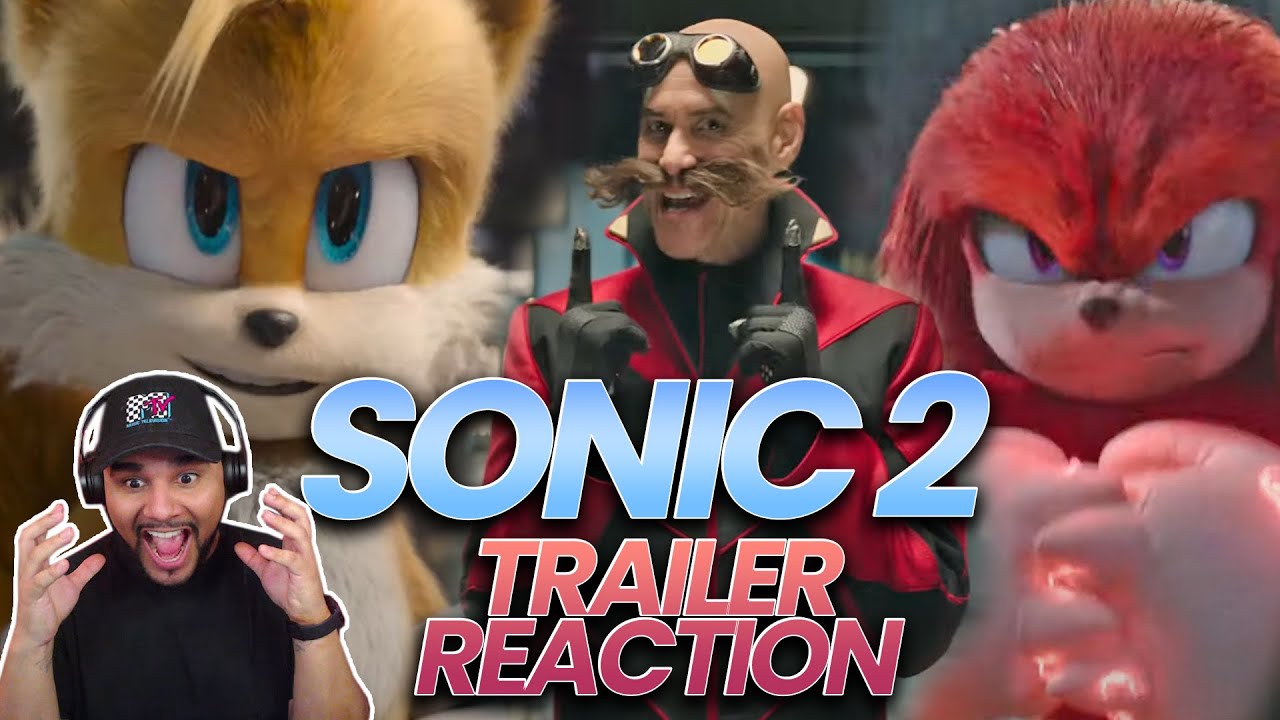 Sonic The Hedgehog 2 (Trailer) ***REACTION****