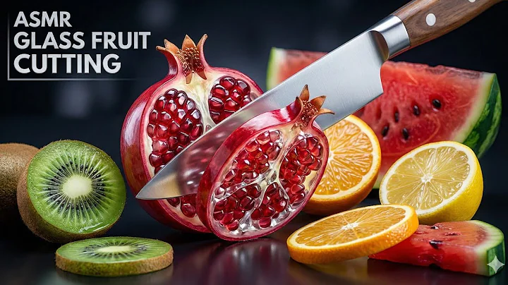 Cutting Glass Fruits Strawberry ASMR#ai #aiart #asmrsounds #asmr #aiasmr#satisfyingvideo