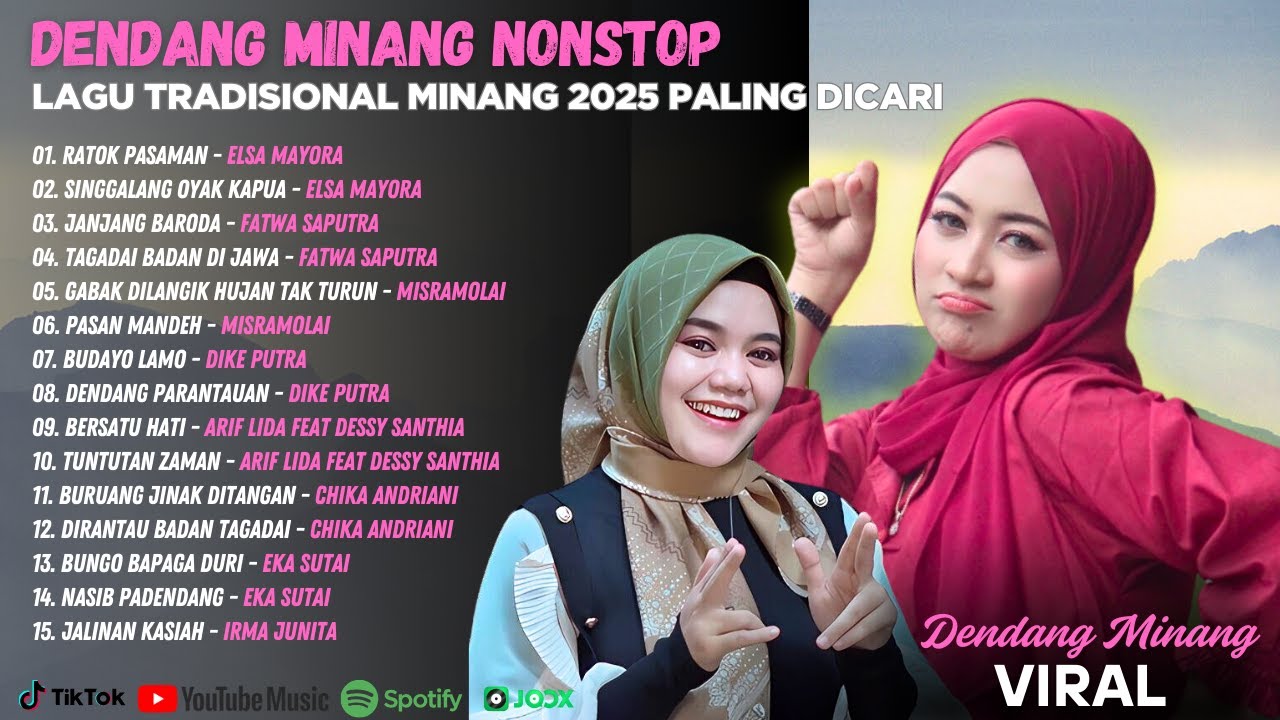 Dendang Minang Nonstop – Lagu Tradisional Minang 2025 Paling Dicari