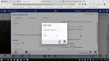 How to input grades on Tyler Sis