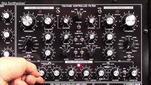 Grp Synthesizer A4 Filter & Ext. Input