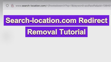 Search-location.com Redirect | How to Remove? (Guide)