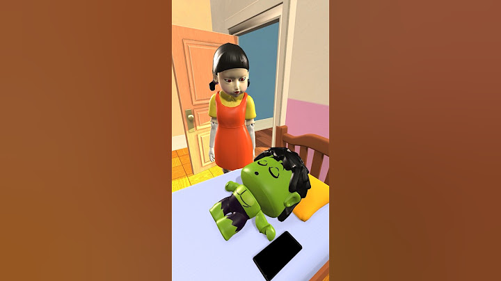 Hulk Secretly Uses a Phone, Doll - Squid Game Suddenly Checks In!#doll#hulk #funny