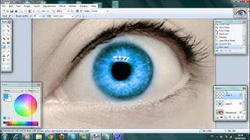 how to change eyes color and makeup with paint .net by ghaith.wmv