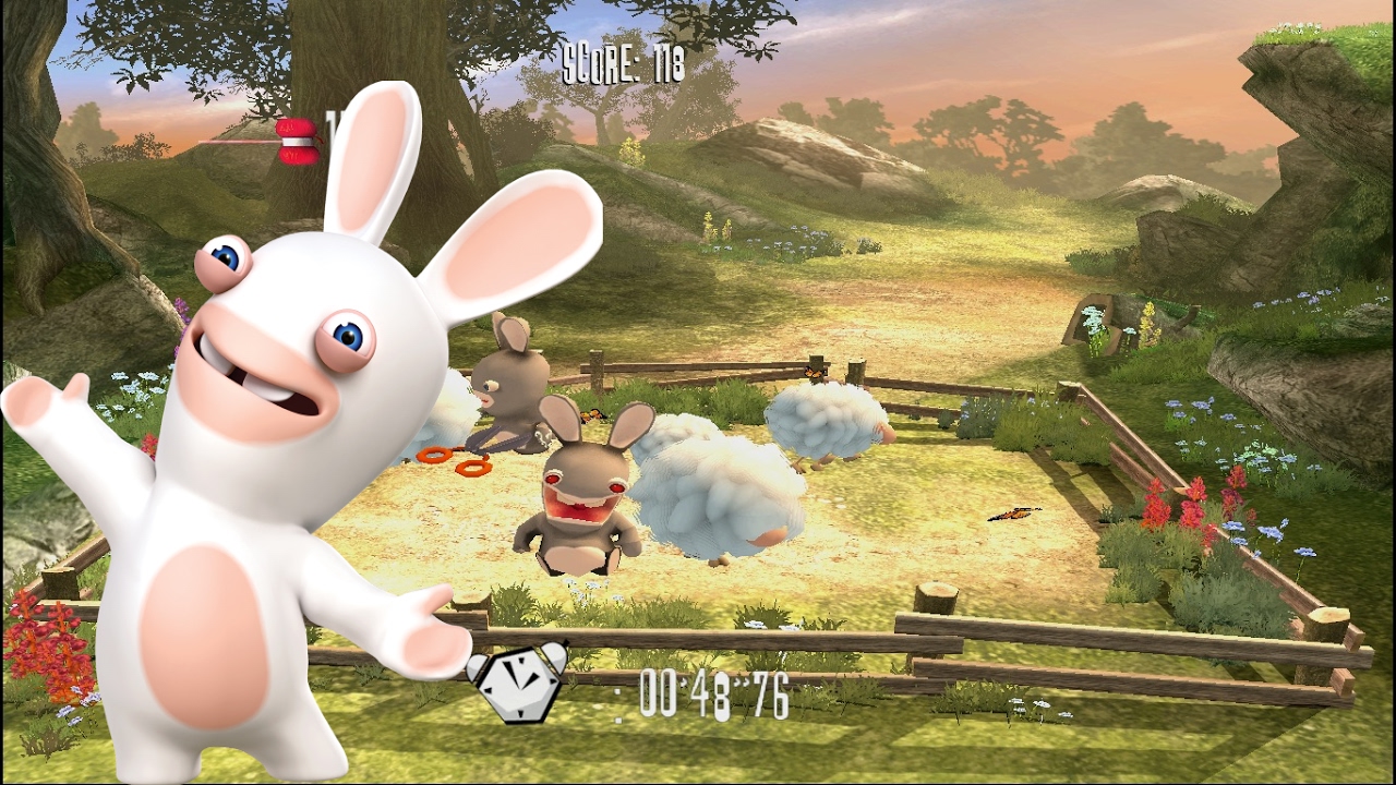 Rayman Raving Rabbids Day 9 Story Mode Walkthrough - YouTube