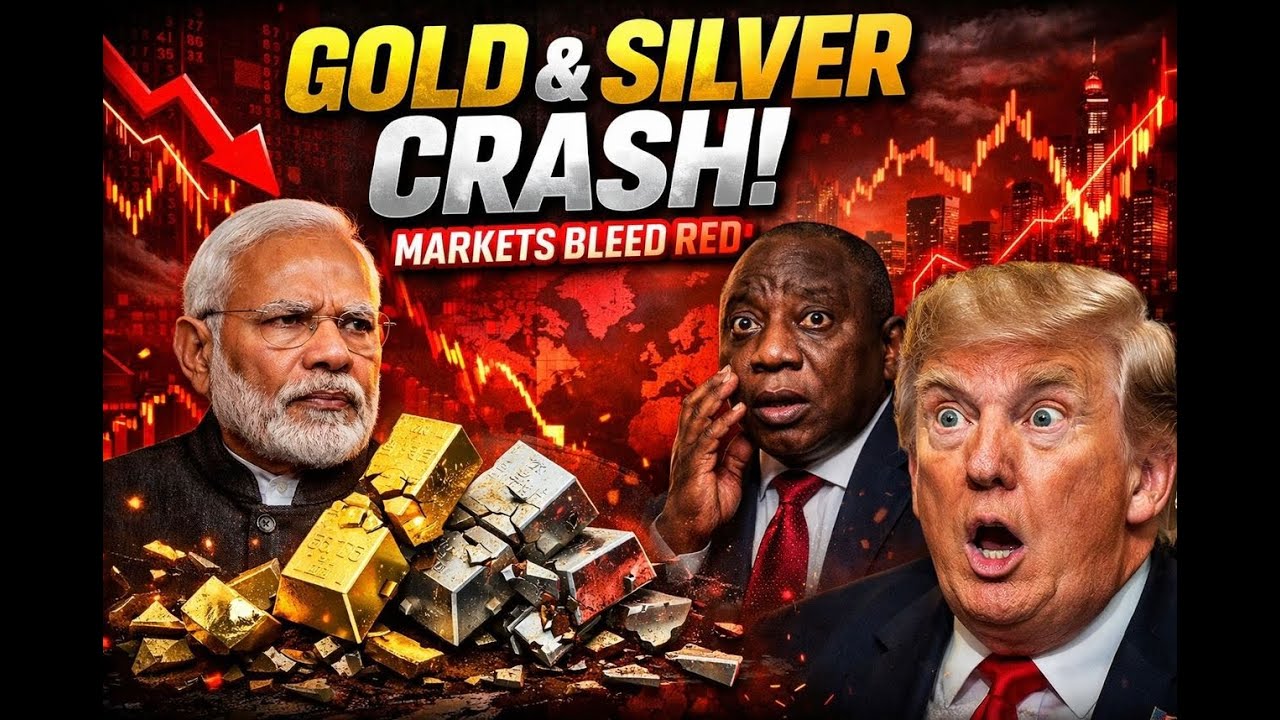 Обвал цен на золото и серебро на биржах MCX в Индии и Южной Африке — мировые рынки терпят убытки,...