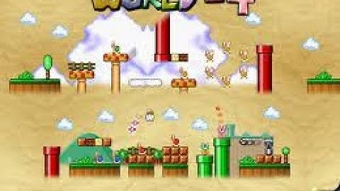 Mario Forever Hidden Passage to World 4-1.