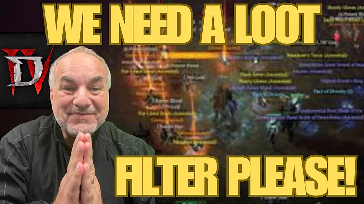 Diablo 4 - We Need a Loot Filter Please!