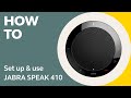 How to setup and use the Jabra SPEAK 410 speakerphone