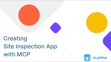 AI Site Inspection App ⢸ Create with MCP in Clappia ⢸ No-Code Low-Code Platform