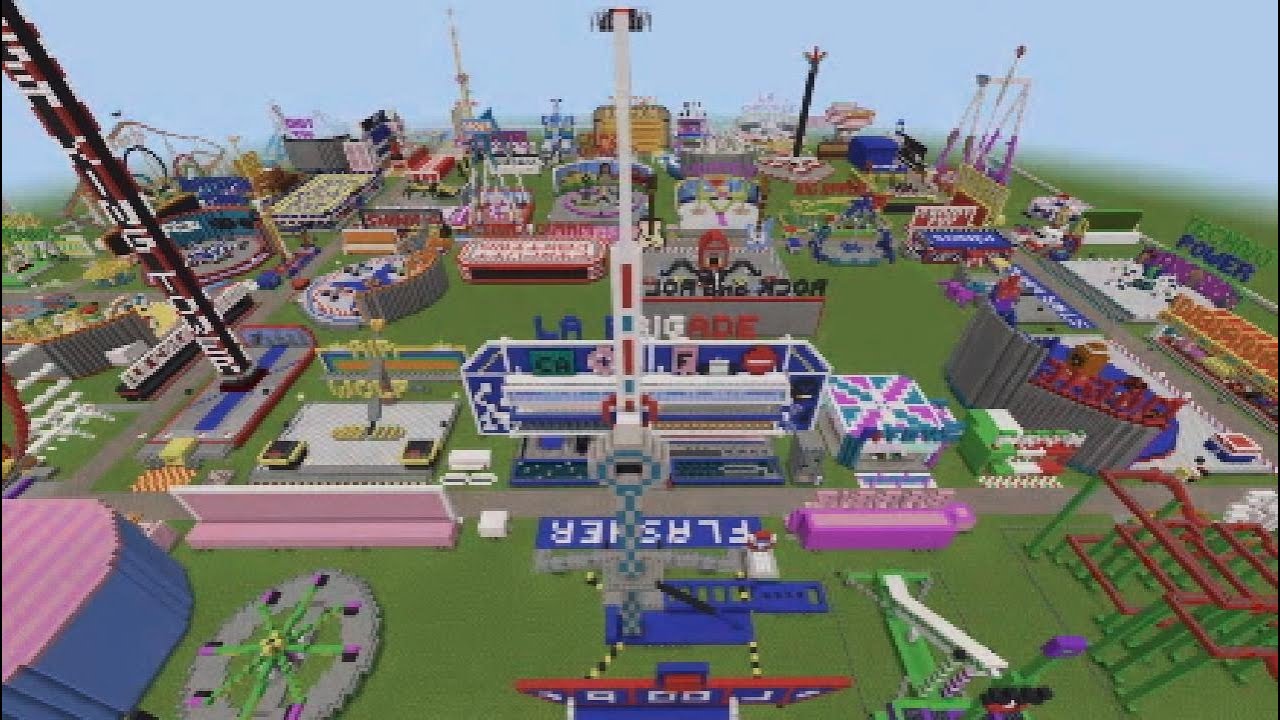 Minecraft | Mon plus gros projet (Fête Foraine) | Bande-Annonce - YouTube