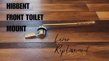 Hibbent Universal Front Mount Toilet Handle Tank Flush Lever Replacement Handle