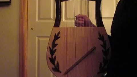 "Be Still and Know" - Played on a Marini Made, 10 String, Davidic Harp