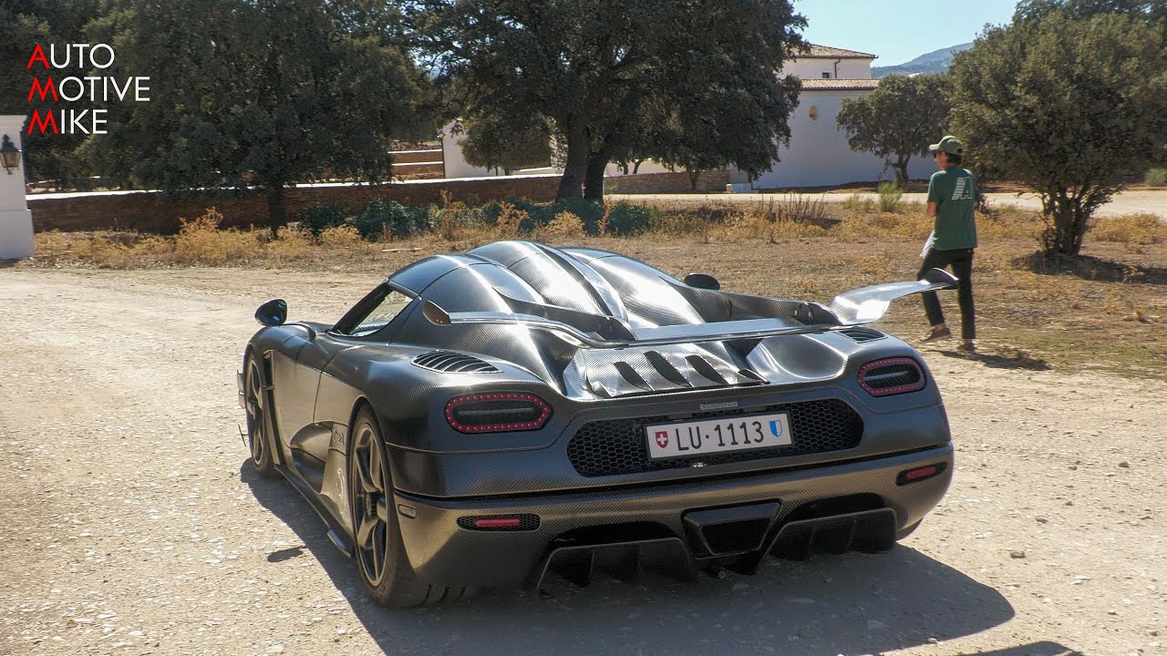 Naked Carbon Koenigsegg One:1 on the Spanish streets!