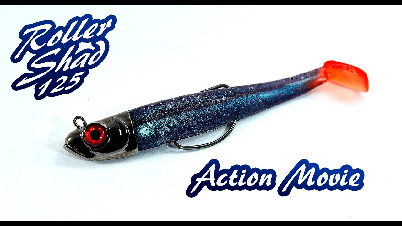 Künstlich Spinning Combo Roller Shad 85 GT-BIO Köder Silikon Seebarsch Fiiish