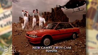 1987 Toyota Camry Twin Cam with Jack, Gary & David Brabham 1980s Advertisement Australia Commercial