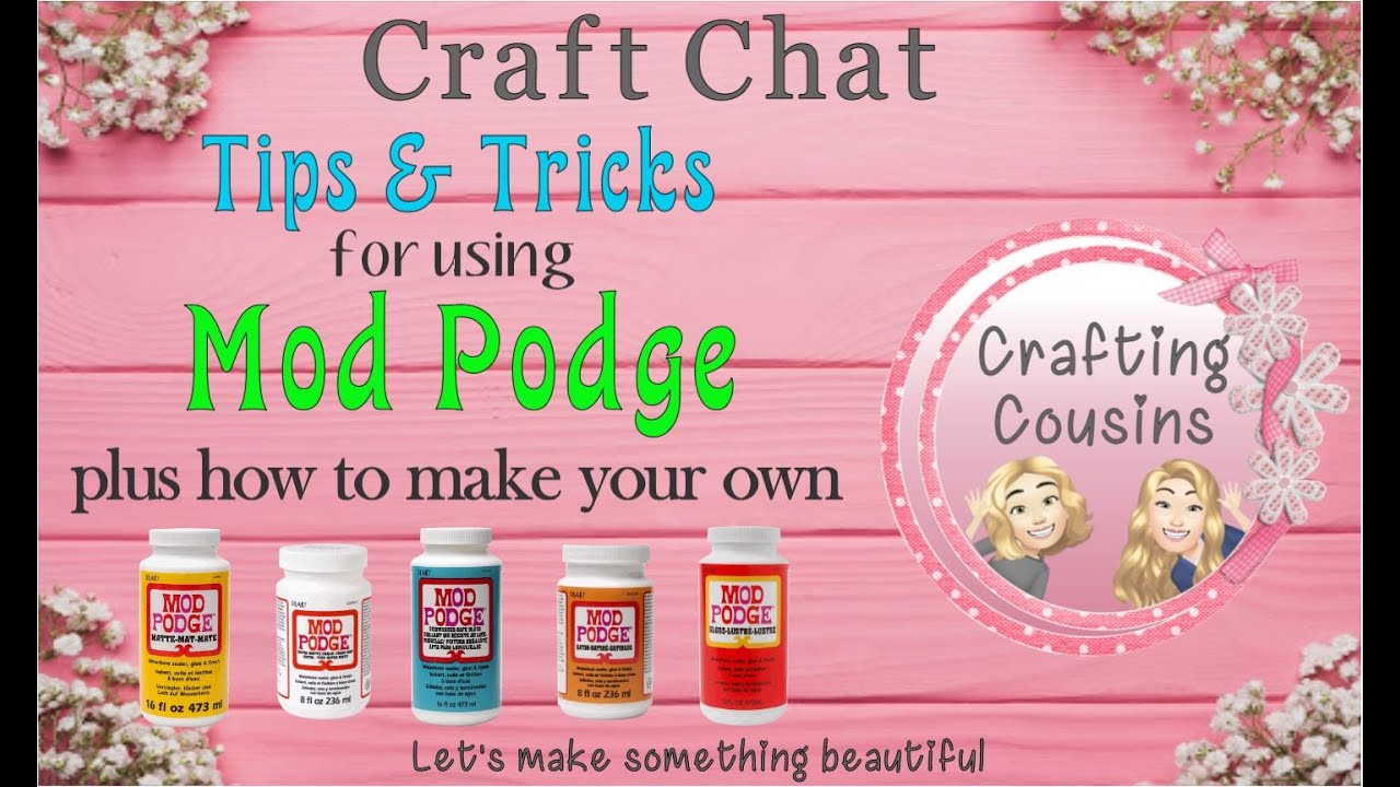 3 Mod Podge tips you don't want to miss! #modpodge #crafting