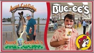 All You Can Eat Cinnamon Rolls & a Stop at Buc-ee’s | Aunt Catfish’s Daytona Beach