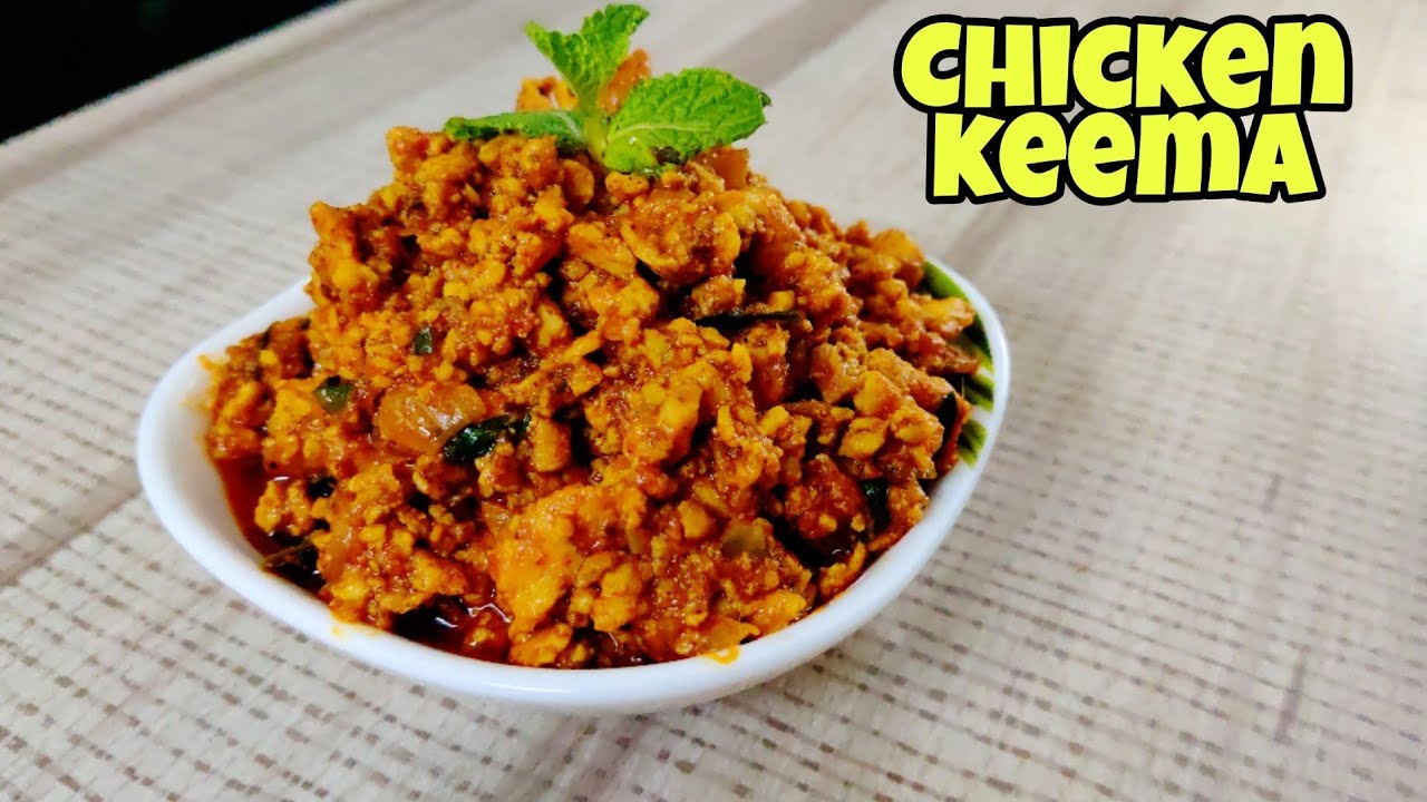 Chicken Keema telugu Chicken keema recipe YouTube