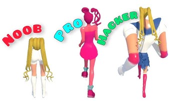 NOOB vs PRO vs HACKER in Build a Queen