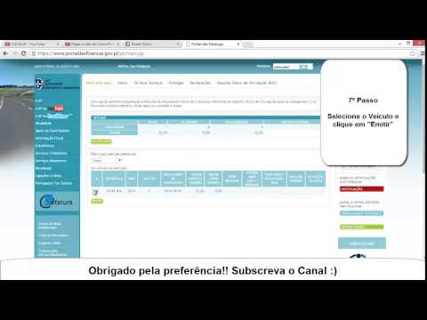 Como pagar Imposto Único Circulação (IUC) no Portal das Finanças