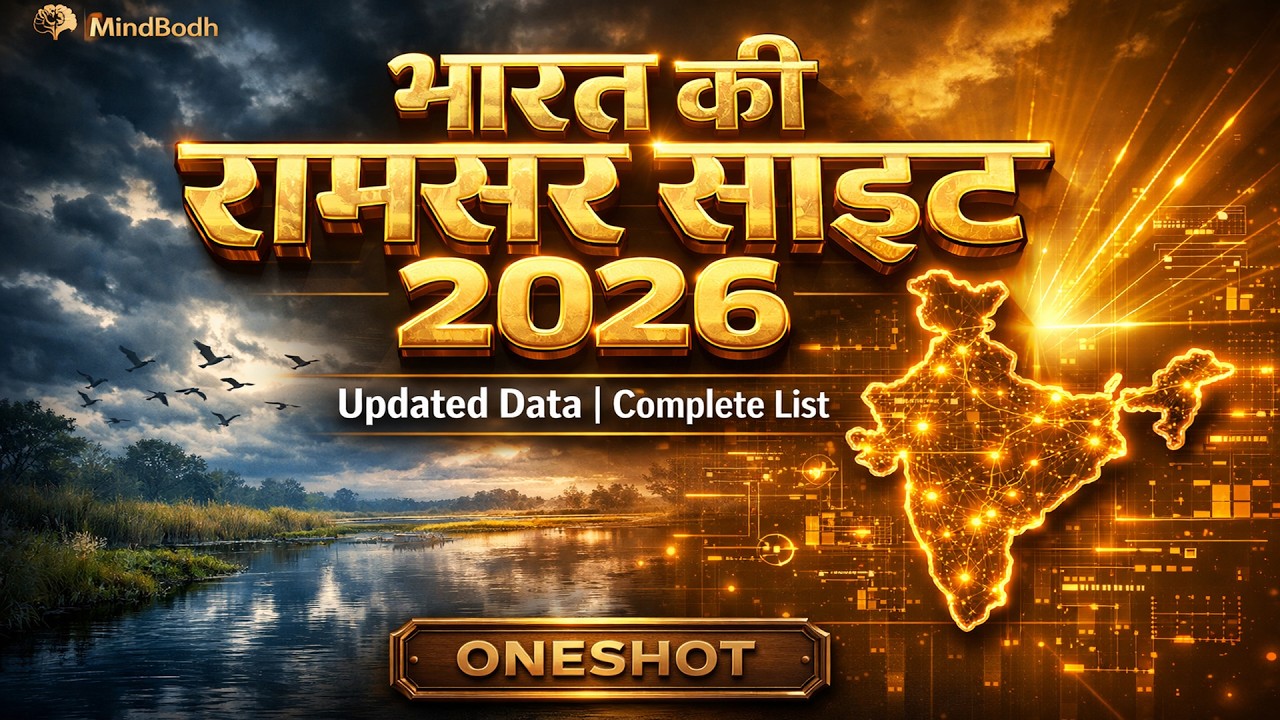 भारत की रामसर साइट 2026 | Ramsar Sites in India Updated | Complete List | Hindi