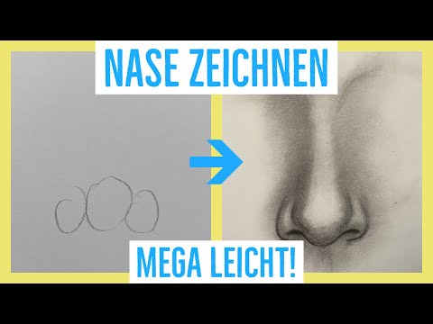 Video: Wie Zeichnet Man Eine Nase