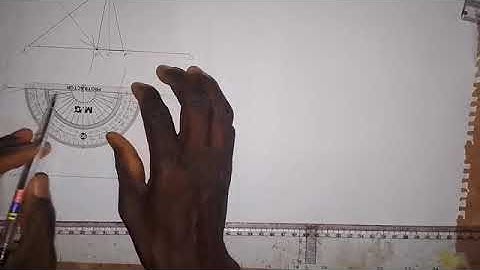 How to Construct a Triangle given Base Angles and Altitude 