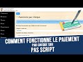 Comment fonctionne le paiement par chque sur pas script