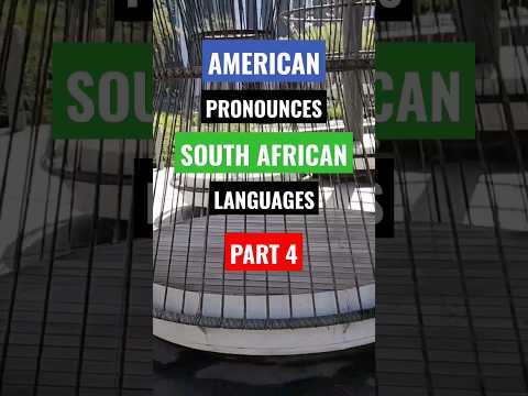 Sounds European 🤔 AMERICAN pronounces SOUTH AFRICAN languages PART 4 🇿🇦 #shorts #shortsafrica