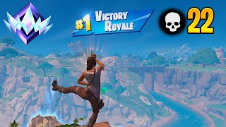 High Elimination Solo Ranked Win Gameplay (Fortnite Chapter 5 Season 2) screenshot 4