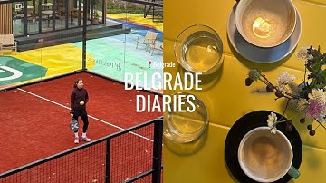 Belgrade diaries ~ padel at Kalemegdan, coffee at Genex Tower