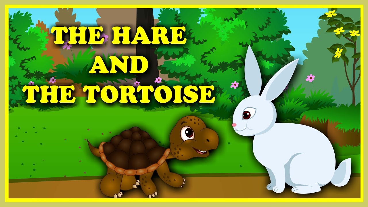 Hare And The Tortoise--Animated English Stories For Kids - YouTube