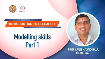 Modelling skills Part 1