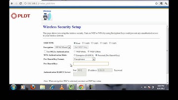 PLDT Prolink-How to configure WiFi