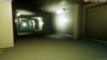 Unreal Engine 4 Stranger Things Hawkins National Laboratory hallway