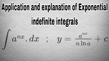 Indefinite integrals for exponential part1: Introduction