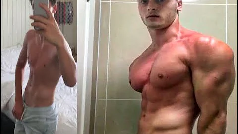 Sam Butler 2 year NATURAL fitness transformation 1...